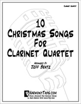 10 Christmas Songs For Clarinet Quartet P.O.D. cover